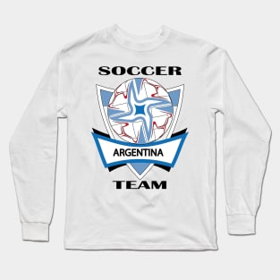 Argentina Soccer Team Long Sleeve T-Shirt